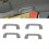 4Pcs Car Inner Roof Armrest Ceiling Pull Handle Do 5