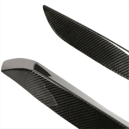 Real Carbon Fiber Front Bumper Side Splitter Canar 1