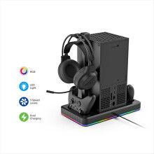 Dual Charging Station Dock Controller Vertical Coo
