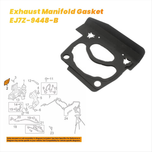 Car Exhaust Manifold Gasket EJ7Z-9448-B for Edge E 2