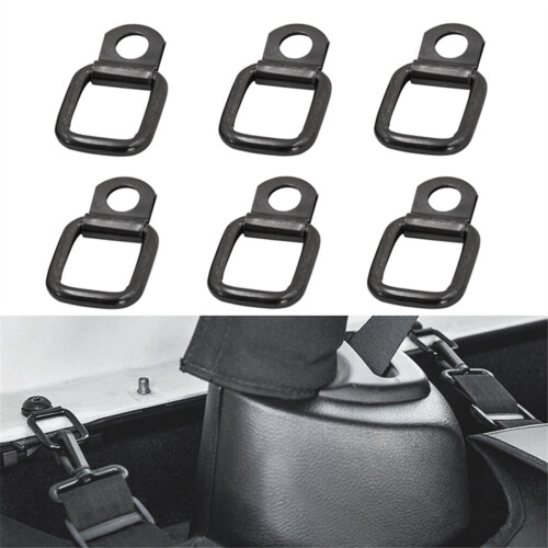 Car D-Ring Tie Down Screws Pull Buckle Anchor Ring 2