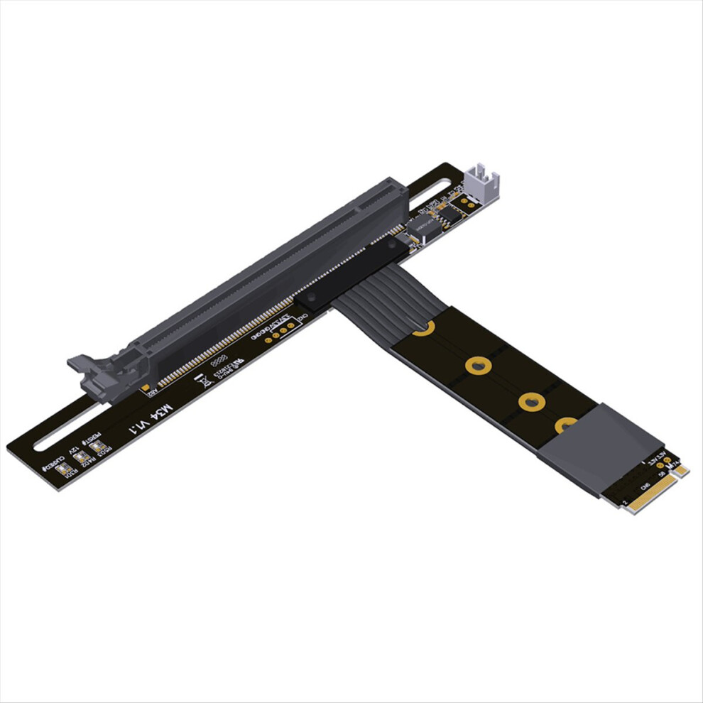 Pcie X4 4.0 M.2 Nvme To X16 Riser Adapter For Pcie 4853958544135