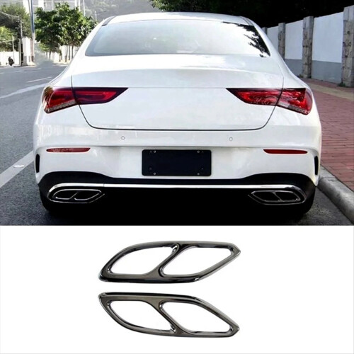 Exhaust Pipe Tail Cover Trim Troat Decorative Fram