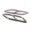 Exhaust Pipe Tail Cover Trim Troat Decorative Fram 5