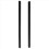2PCS/SET Rear Side Window Rubber Strip for H3 H5 D 4