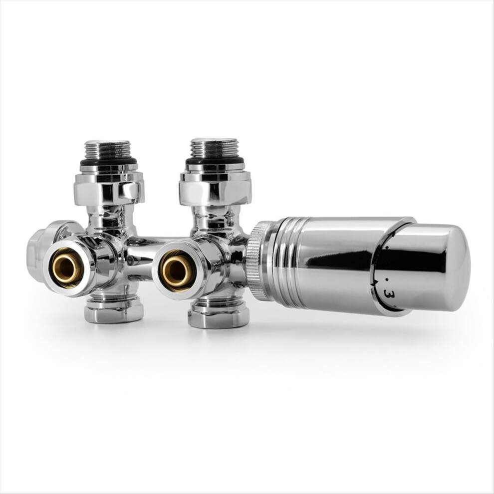 Multiblock Set Radiator Connection Fitting With Th 4853784063114