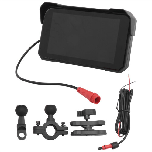 5 Inch Motorcycle Portable GPS Navigation Screen W 2