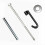 Car Spare Tire Bracket Bolt Hook Kit for 2013-2021 6