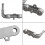 1Set Rear Left & Right Exhaust Bracket for Ram 150 5