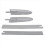 2Pcs Left Side Roof Top Decorative Hinge Cover Lid 5