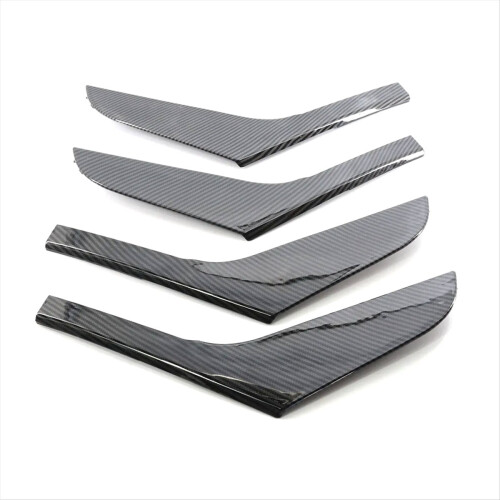 Carbon Style Set of Interior Door Trim for Pull Ha