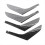 Carbon Style Set of Interior Door Trim for Pull Ha 6