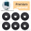 6PCS 91-2619 Mount Vibration Isolator 91-4159 for 9