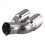 Car Bent Dual Exhaust Tip Bolt-on Slant Cut Tailpi 4