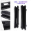 Car Front Bumper Tow Hook Covers Caps 1Pair Fits f 5
