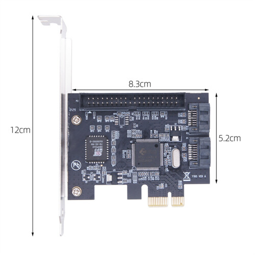 Desktop PCI E Graphics Card to 2 Port Adapter IDE 2