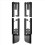 Auto Interior Seat Rail Guide Cover Replacement fo 8