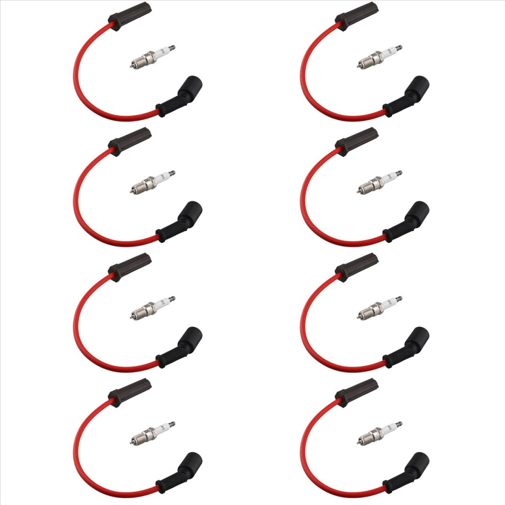 8X Spark Plug & Ignition Wires For 5.3L 6.0L V8 97 4853958581635