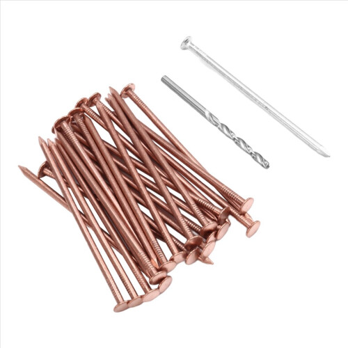 25 Pcs Copper Nails to Killing Trees,3.5 Inch Pure 2
