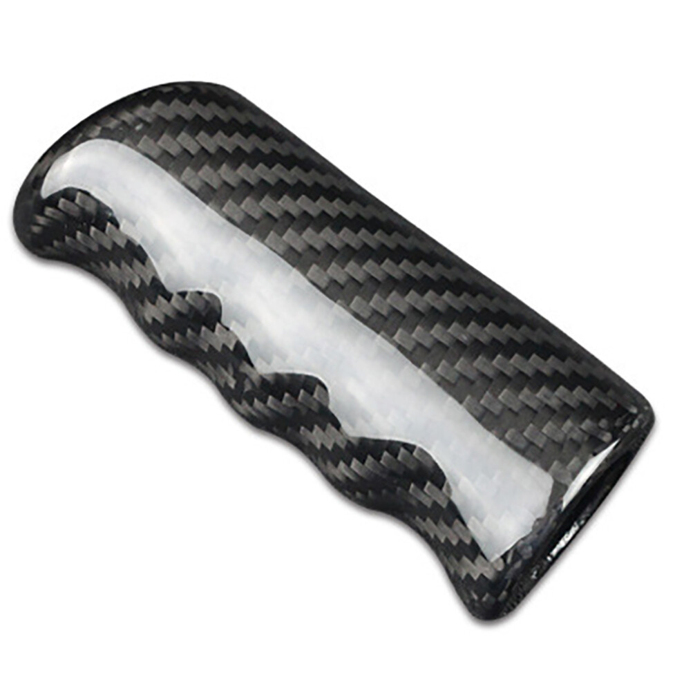 Car Carbon Fiber Handbrake Cover Grip Handle Lever 4852581981836