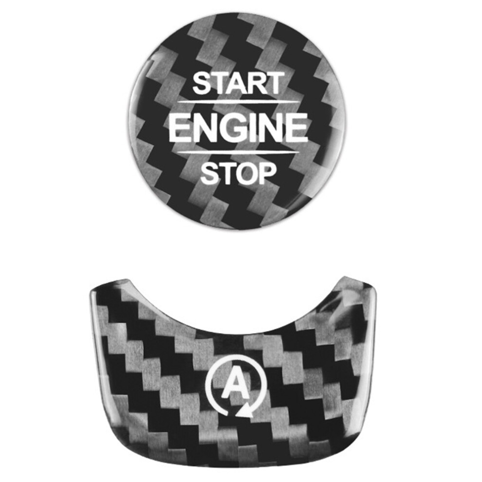 Carbon Fiber Engine Start Button Sticker For Class 4852581981874