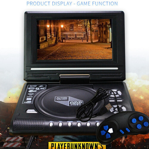 7.8 Inch TV Home Car DVD Player with TV/FM/USB/Game Function-EU Plug 2
