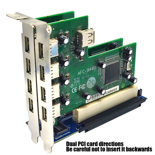 PCI-E To PCI Adapter Card PCIE 2 Slot Support Capt 2