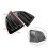 Black Rear Side Vent Quarter Window Louver Shutter 4