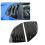 Black Rear Side Vent Quarter Window Louver Shutter 3