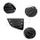 Black Rear Side Vent Quarter Window Louver Shutter 5