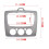 Car Radio Stereo DVD Panel Frame Audio Dashboard f 4