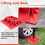 Red Modified Reinforced Jack Off-Road Base Lifting 7