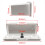 Marine Recessed Glove Box Storage with Push Lock & 11