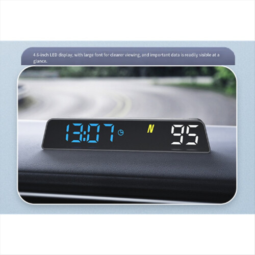 H500G GPS HUD Head Up Display Smart Digital Alarm 2