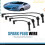 4 Pcs Ignition Plug Wire HT Lead Coil Set for Focu 7