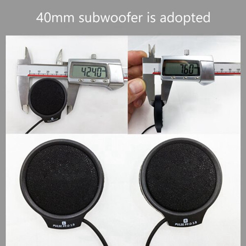 2 Set Motorcycle 5.0 Bluetooth Helmet Intercom Uni 2