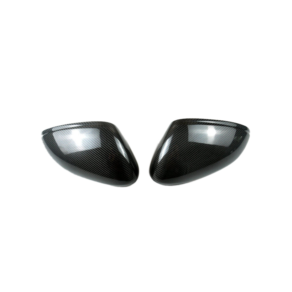 1 Pair Carbon Fiber Wing Rearview Side Mirror Cove 4852581986572