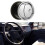 Car Dashboard AC Heat Vent Duct Louvre Chrome for 4
