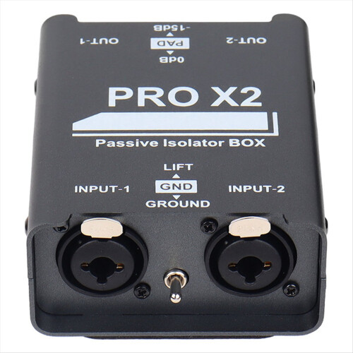 New 2-Way Audio Isolator, XLR 6.5, Permalloy Isolator 1