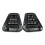 1 Pair Front Hood Side Trim Cover Vent Intake Snow 3