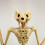 Halloween Scary Decoration Crouching Cat Skull Mod 8