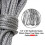 Synthetic Winch Rope, Grey1/4 x 50Ft Rope Line Cab 10