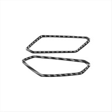 Carbon Fiber Dashboard Side Air Outlet Vent Cover