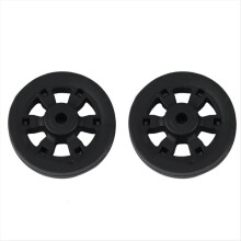 8X Luggage Accessories Wheels 55X12Mm