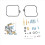 2 Set Motorcycle Carburetor Gaskets Repair Kit for 11