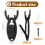 8 PCS European Mount Skull Hanger Deer Hooks Style 3