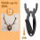 8 PCS European Mount Skull Hanger Deer Hooks Style 4