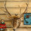8 PCS European Mount Skull Hanger Deer Hooks Style 6