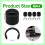 4Pcs Rubber Roller Resolution, Retaining Clip Ring 4