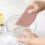 Silicone Bowl Scraper Flexible Curved Edge Food Gr 6